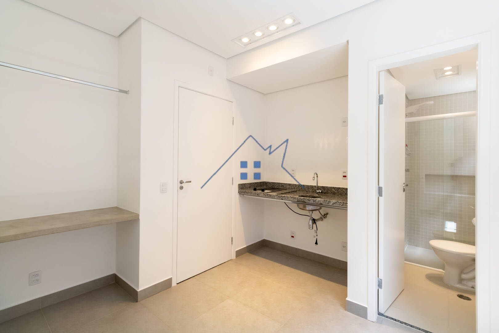 Apartamento, 1 quarto, 12 m² - Foto 1