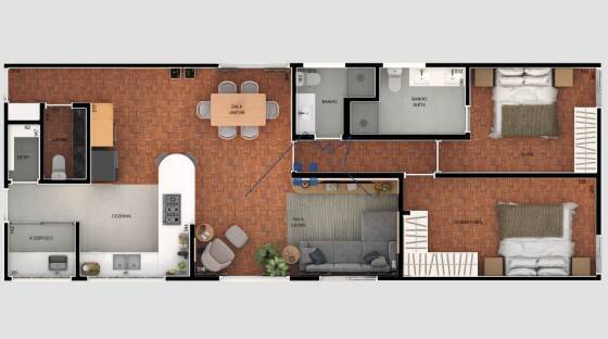 Apartamento, 2 quartos, 108 m² - Foto 2