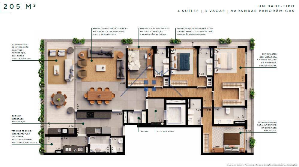 Apartamento, 4 quartos, 205 m² - Foto 25