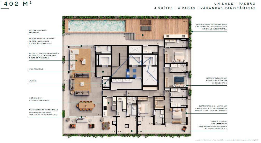 Apartamento, 4 quartos, 205 m² - Foto 33