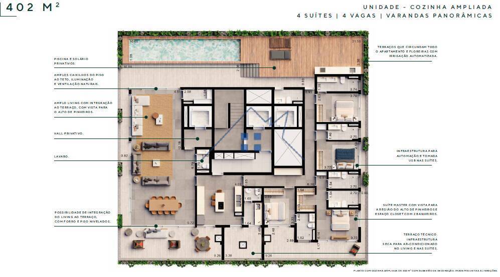 Apartamento, 4 quartos, 205 m² - Foto 32
