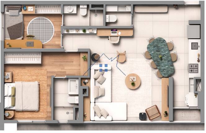 Apartamento, 3 quartos, 76 m² - Foto 16