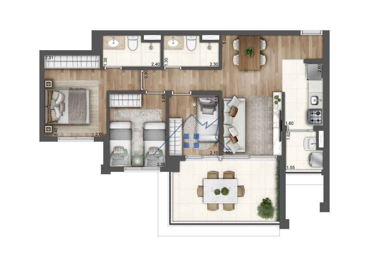 Apartamento, 3 quartos, 107 m² - Foto 16